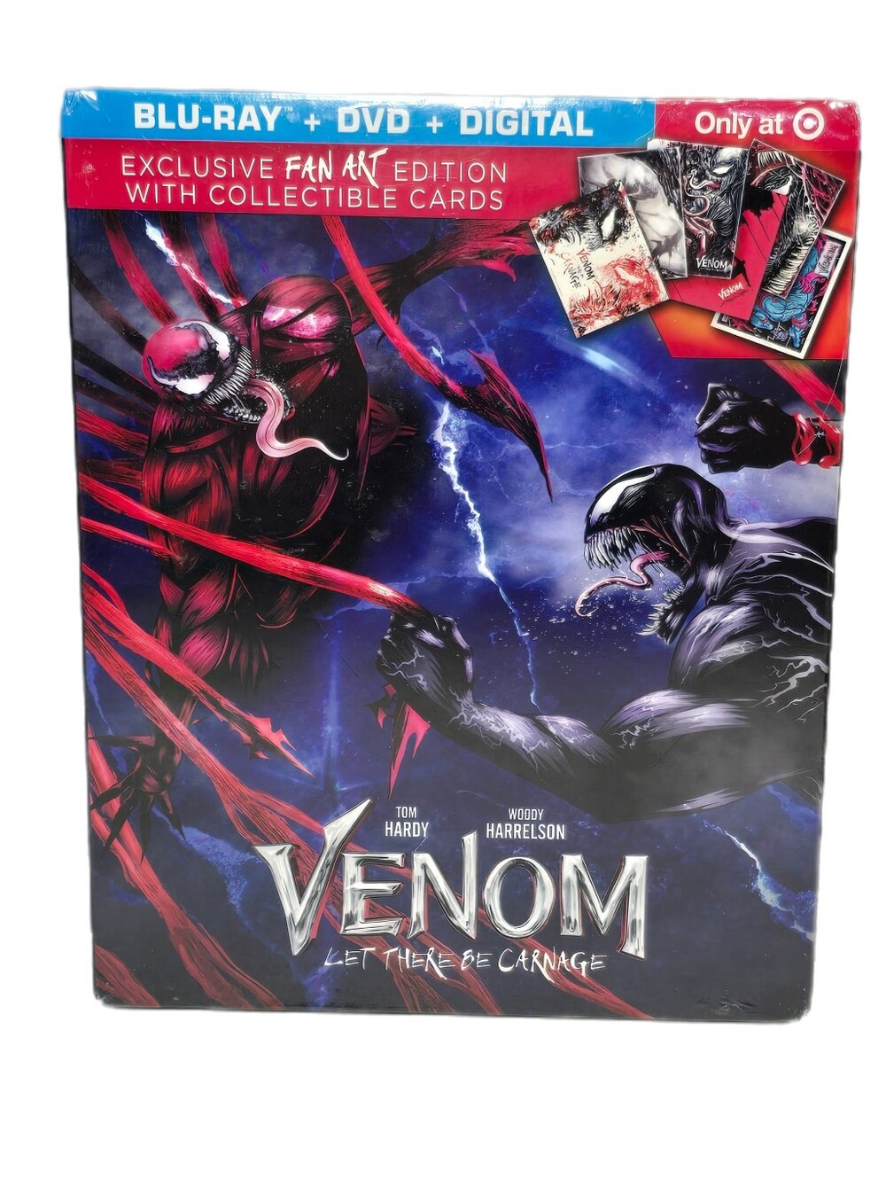NEW Venom Let There Be Carnage Target Exclusive Blu-ray + DVD + Digital SEALED